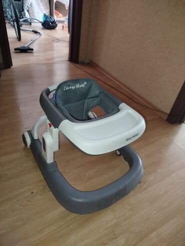 uşaq ucun traktor: Cherry Baby markalı, boz rəngdə, təkərlərlə təchiz edilmiş uşaq — 1