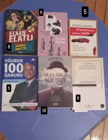 Kitab dəsti – müxtəlif janrlar, 6 ədəd - Elxan Elatlı – “Qanunsuz