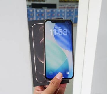 iphone xl: IPhone 12 Pro, 128 GB, Ağ, Zəmanət, Simsiz şarj, Face ID — 2