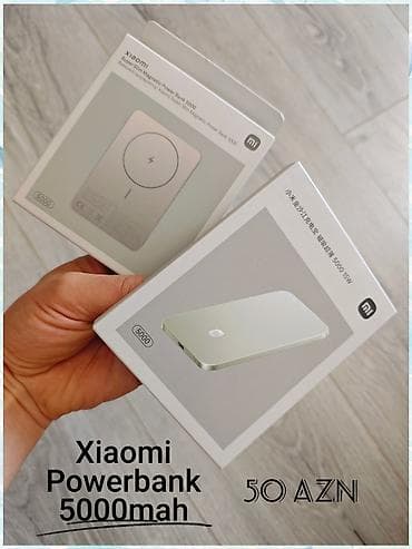 mini pec: Xiaomi Super Slim Magnetic Power Bank 5000 - Tutum: 5000 mAh - Super — 1