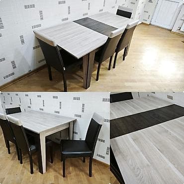 Mətbəx/qonaq otağı üçün funksional Masa desti. 150azn. 4 stulla