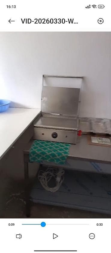 Fast-food və dondurma satış nöqtəsi üçün komplekt avadanlıq paketi — 4