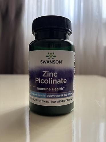 Swanson Zinc Picolinate – Immun Sağlamlığı üçün mineral əlavəsi