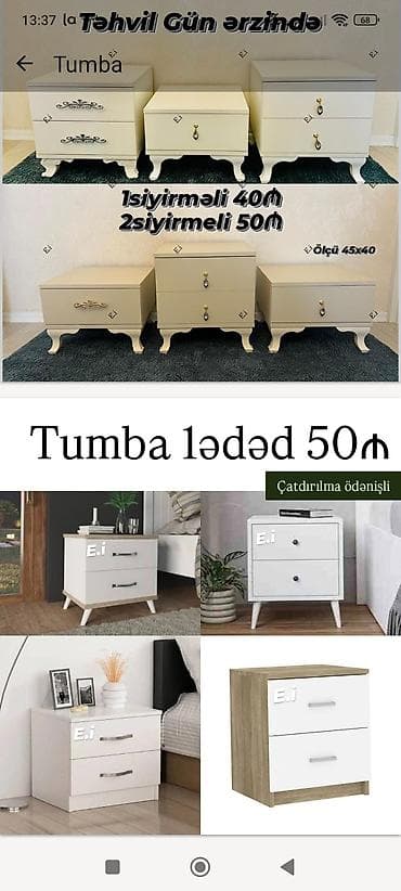 pilleken alti skaf: Tumba – yataq otağı üçün kompakt və zərif model. - Quruluş: 1 və ya 2 — 1