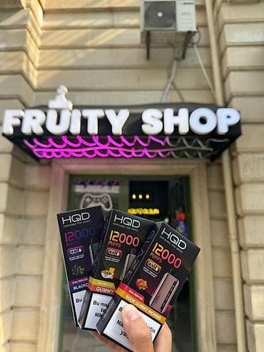 mosmo qelyan: Müxtəlif növ brendlərin satışı mövcuddur. HQD, Vozol, Elfbar — 10