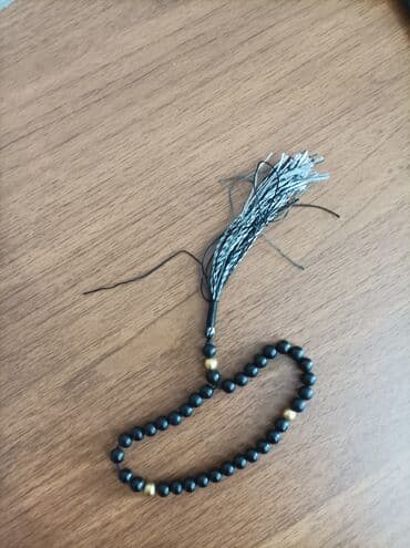 Eynəklər: Məhsul: Təsbeh (qara muncuqlu, püsküllü) Təsvir: - Klassik qara — 2