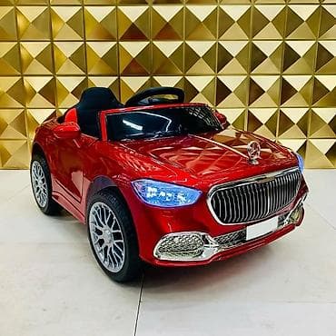 Uşaqlar üçün elektrikli miniatür maşın – qırmızı rəngdə, kabriolet