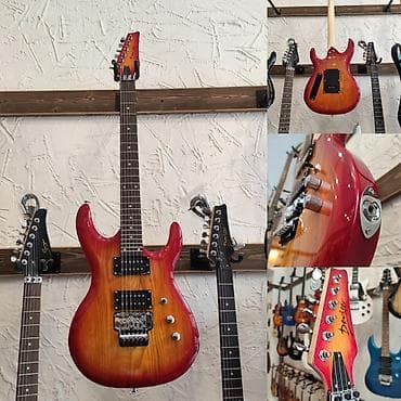 Elektro-gitara smiger l-g7 üst: söyüd ağacı qol: walnut/maple çanta və