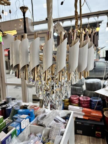 люстр: Люстра, 10 и более ламп, Металл — 2