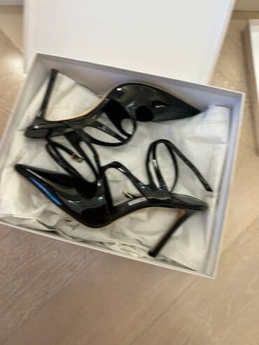 Tuflilər, Ölçü: 40, rəng - Qara, İşlənmiş