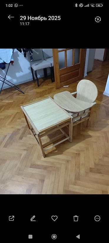 тап аз мебель бу: Б/у, Нераскладной, Квадратный стол — 2