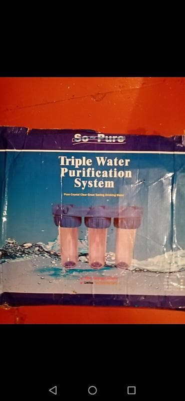 aquabir su filteri: Su təmizləmə sistemi – “Triple Water Purification System” - 3 — 1