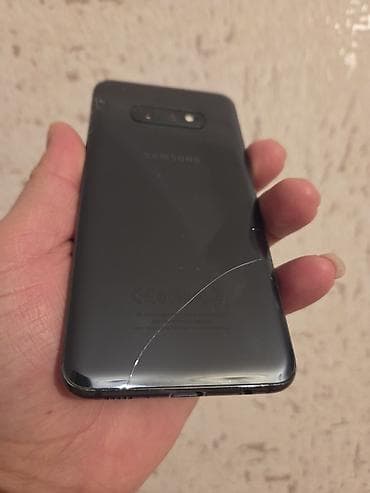 smart televizor satilir: Samsung Galaxy S10e, 128 GB, rəng - Qara, Barmaq izi — 5