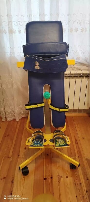 Tibbi geyim: Uşaq üçün vertikalizator (dayaq-stand) - Bədən üçün yumuşaq arxa — 1