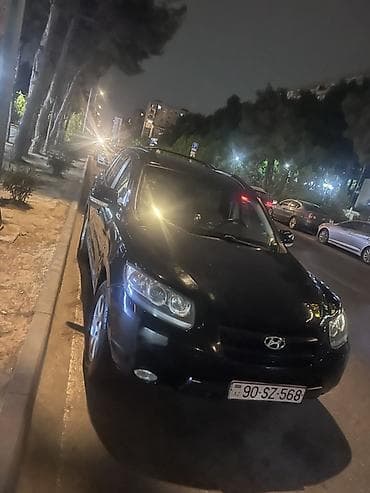 zapi satisi: Hyundai Santa Fe SUV – 4WD, avtomat, qara rəng Mühərrik və yürüş: - — 4