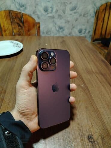 IPhone 14 Pro Max, Deep Purple, Face ID lalafo.az -da IPhone 14 Pro Max, Deep Purple, Face ID