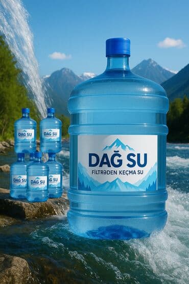 Digər içkilər: Məhsul: DAĞ SU – filtrdən keçmə su Təsvir: - Böyük həcmli, çoxdəfəlik — 1