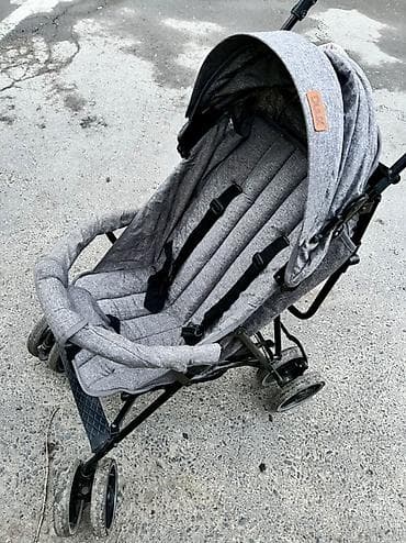 Proton: Uşaq arabası – yüngül və kompakt “çətir” tipli model - Rəng: boz - — 1