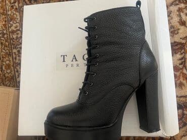 qiz ucun botlar: Ölçü: 36, rəng - Qara, Yeni — 2