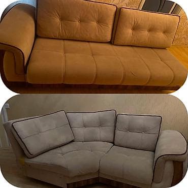 pardalar: Künc divan – yumşaq məxməri/velur tipli parça, tünd kənar haşiyələr və — 1