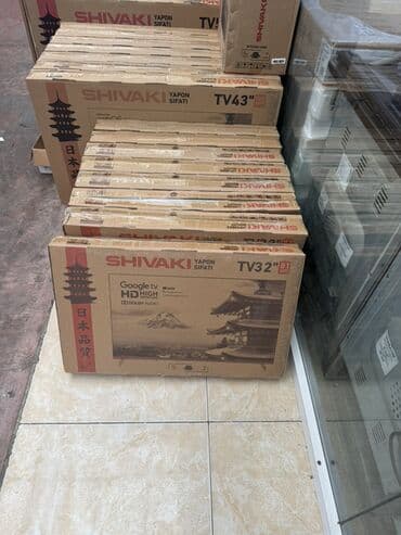 işlənmiş maşın maqintafonları: Yeni Televizor Shivaki LED ekran 32" HD (1366x768), Pulsuz çatdırılma, Rayonlara çatdırılma — 1