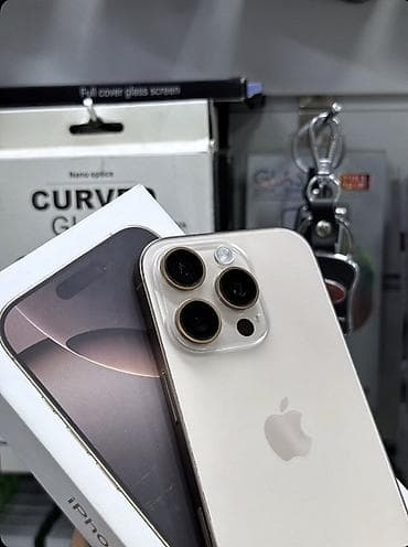 islenmis mator: IPhone 16 Pro, Natural Titanium, Face ID — 1