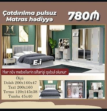 saray mebel: İkinəfərlik çarpayı, Yeni — 4