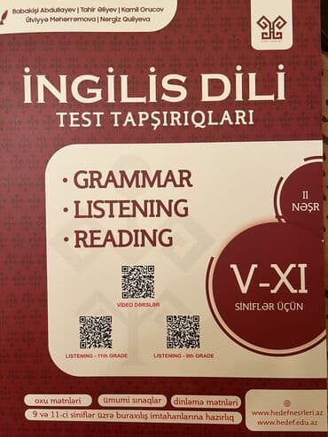 4 cü sinif ingilis dili testi: English — 1