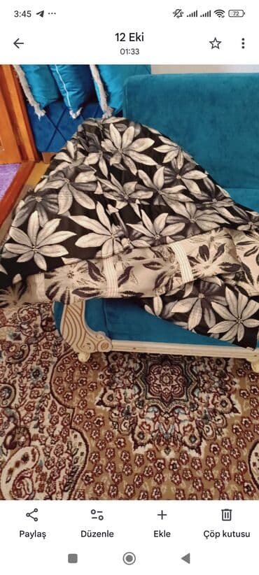 iran qaz peci: Divan üçün rəng - Qara Yataq örtüyü — 3