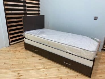 tek neferlik carpayilar: Təknəfərlik çarpayı, Bazasız, Matras ilə, Siyirməli — 9