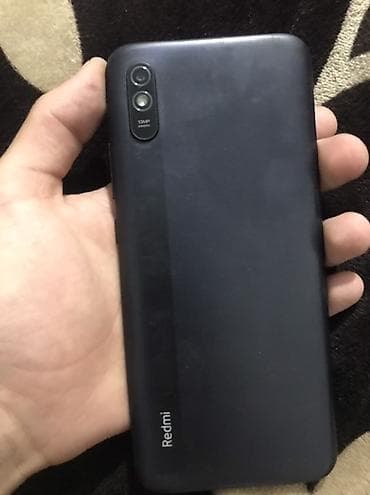 Redmi 9A, 32 GB, rəng - Qara, İki sim kartlı