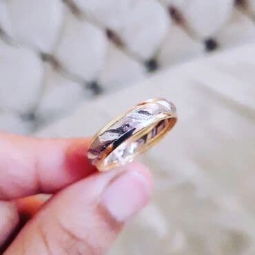 tək qaş: Alyans, Üzük, Sarı qızıl, 750 Əyar, Qaşsız — 3