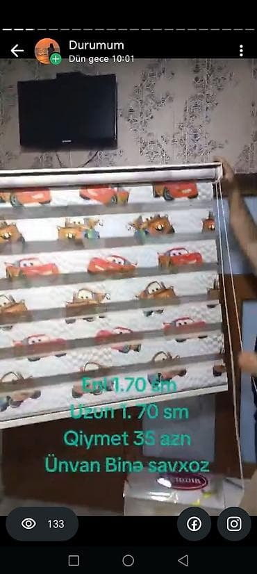 Jalus pərdə 35azn unvan bine savxoz at lalafo.az Jalus pərdə 35azn unvan bine savxoz