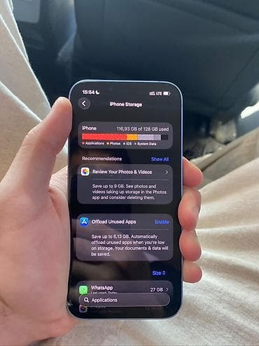 panel cit: IPhone 14, 128 GB, Mavi, Face ID — 8