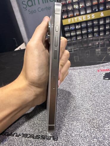 apple x ikinci el: IPhone 15 Pro Max, 256 GB, Natural Titanium, Face ID — 6
