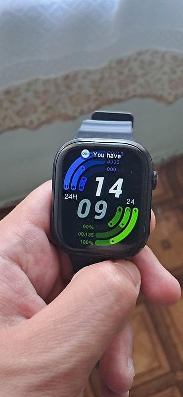 smartwatch hw56 plus: Smart saat, Apple, Suya davamlı, rəng - Qara — 3