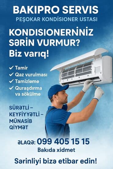 kondisioner pultları: Kondisioner 100-dən çox kv. m — 1