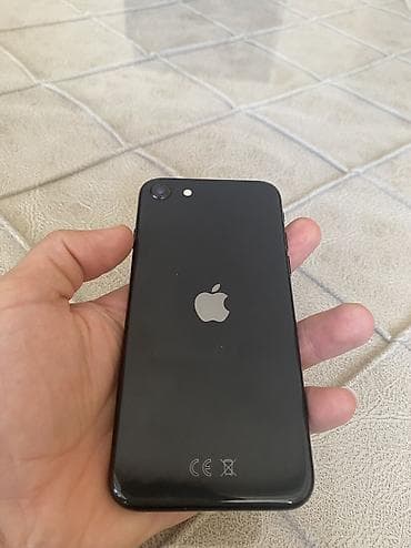 philips xenium 9@9h: IPhone SE 2020, 128 GB, Qara, Barmaq izi — 1