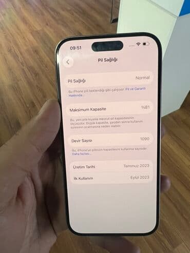 iphone 15 pro max: IPhone 15 Pro, 256 GB, Gümüşü, Face ID — 3