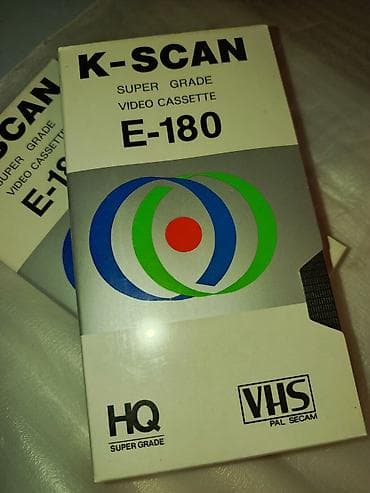 kaset video: K-SCAN E-180 VHS videokassetləri 20 ədəd var biri 4 AZN hamısını — 1