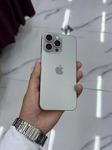 Elektronika: IPhone 15 Pro Max, 256 GB, Natural Titanium, Zəmanət, Face ID, Sənədlərlə — 1
