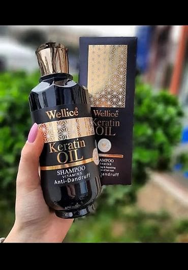 Wellice Keratin Oil Şampun – Kepek əleyhinə, vitaminli saç baxımı