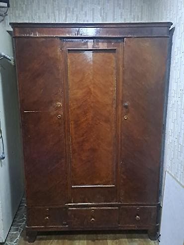 Açılan, 3 qapılı Düz dolab, Qarderob, paltar dolabı