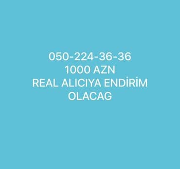 Digər mobil telefonlar: Bu mətn bir əlaqə nömrəsini, qiyməti və "REAL ALICIYA ENDİRİM OLACAQ" — 1