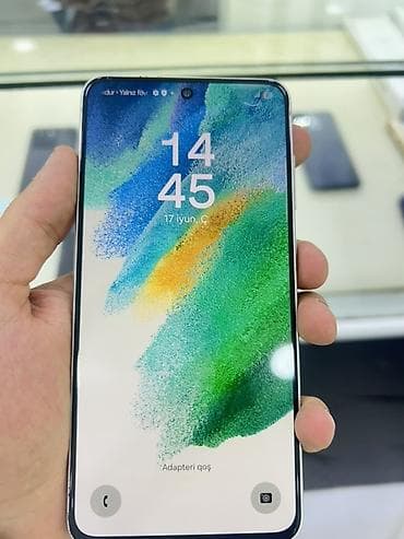 1:1 iphone: Samsung Galaxy S21 FE, rəng - Yaşıl, İki sim kartlı — 4