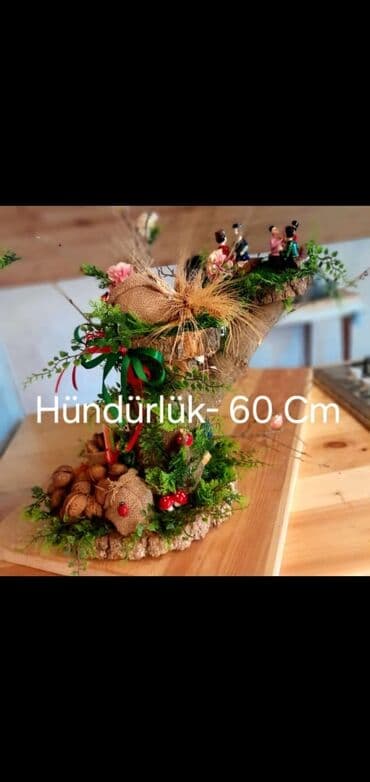 Fişənglər şousu: Miniatür dekorativ kompozisiya – “nağıl kəndi” temalı əl işidir — 4