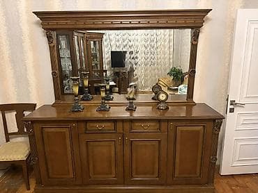 madeyra mebel 2019: Klassik qonaq otağı mebel dəsti stol stulda var boyuk olduguna gore — 1