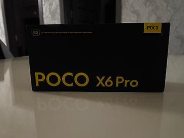 Poco X6 Pro 5G, 512 GB, rəng - Qara, Face ID