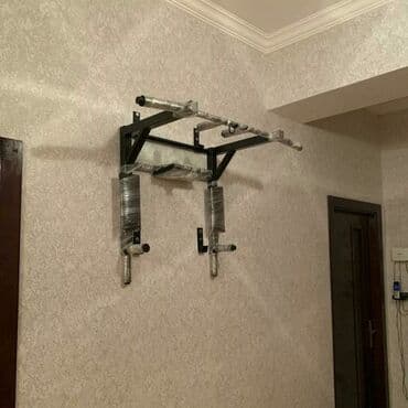 trenajor tutacaqları: Turnik+brus+press teqdim edirik 3v1. ☆ Qurasdirmaq ucun ustalarimiz — 4