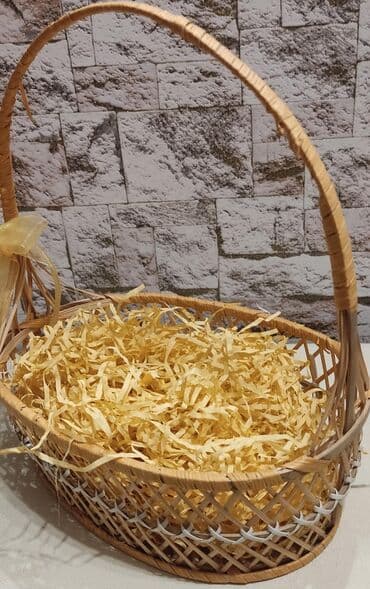 Hədiyyə səbəti, rəng - Bej